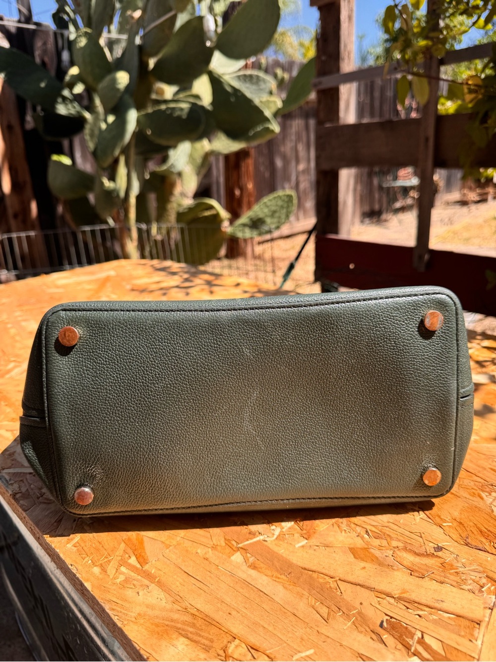 kate spade Forest Green Leather Tote - Picture 11 of 12
